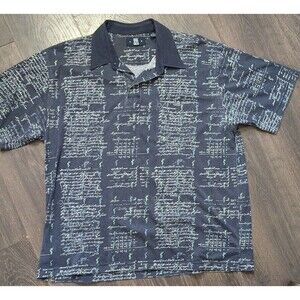 Oak Creek Shirt Men's Extra Large Golf Polo Graphic Print  80s Wing Vintage